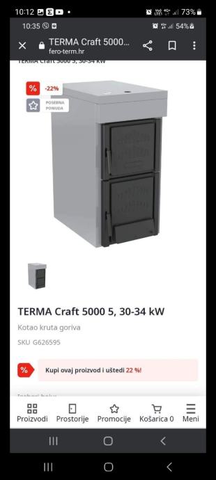 Termo Craft 5000  5 peč 30-34KW