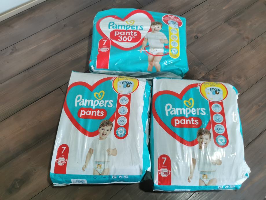 Pampers pelene gaćice 7