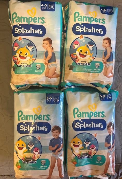 Pampers Splashers pelene za kupanje / LOT, NOVO