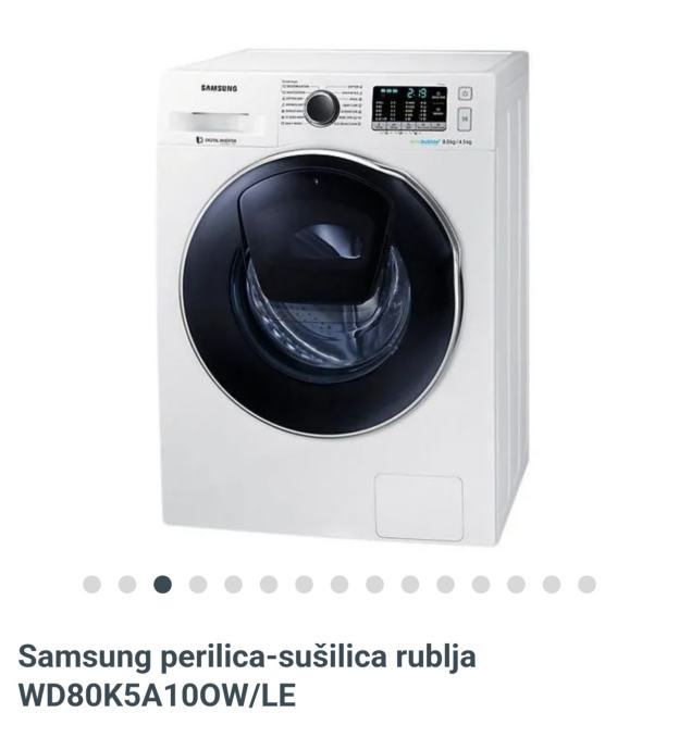 Samsung PERILICA-SUŠILICA  8/5 kg , odlična