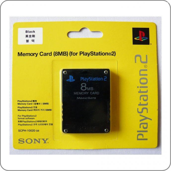 Card memory store ps2