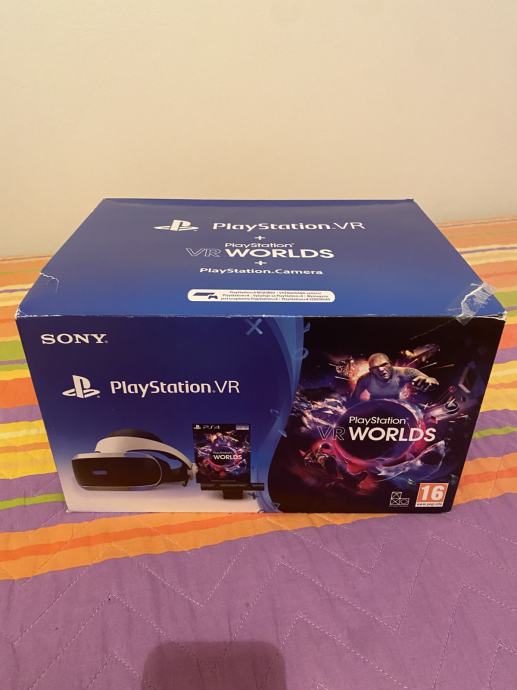 Playstation VR + playstation VR Worlds + playstation camera