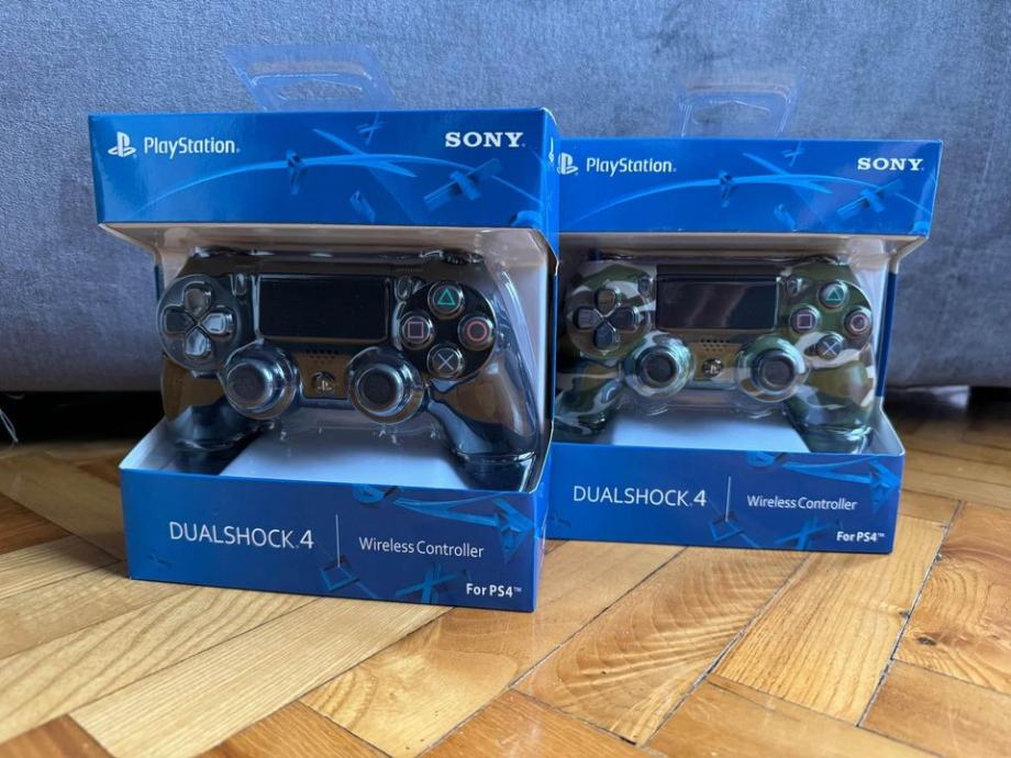 Ps4 dualschok v2 kontroleri crni i camo green limited edition