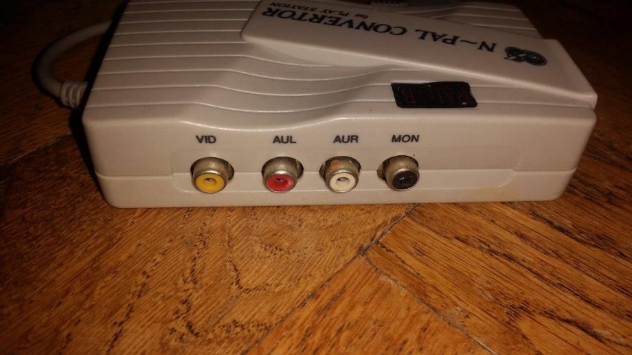 Sony Playstation RF modulator PAL/NTSC konverter