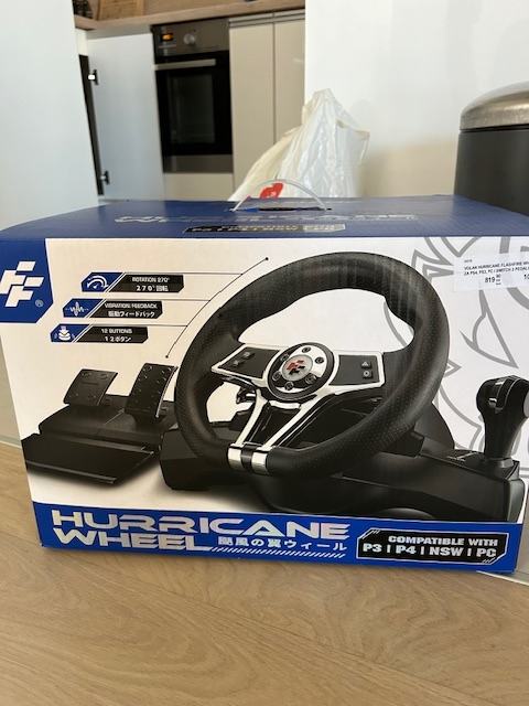 Volan Hurricane Wheel Flashfire 3013V-D za PS 4, PS 3, PC i 2 pedale