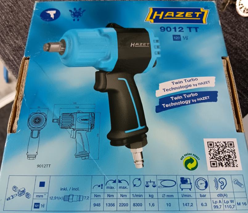 Hazet 9012 TT 1/2 1356/2200 Nm