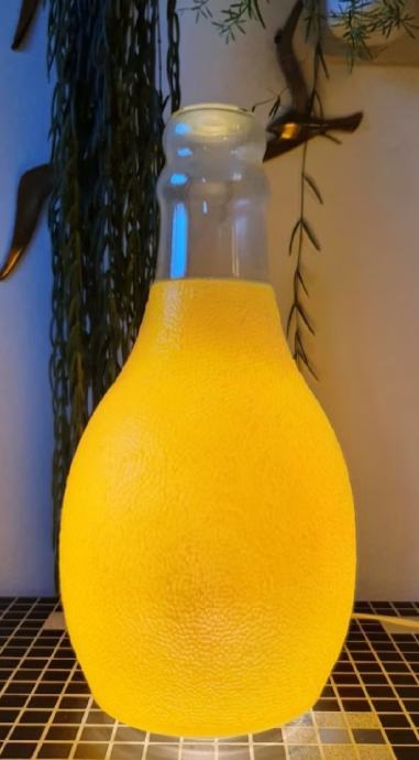 podna retro lampa Orangina