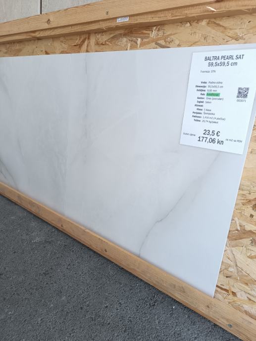 Gres pločice 1. klase Baltra Pearl Sat (59,5x59,5cm)