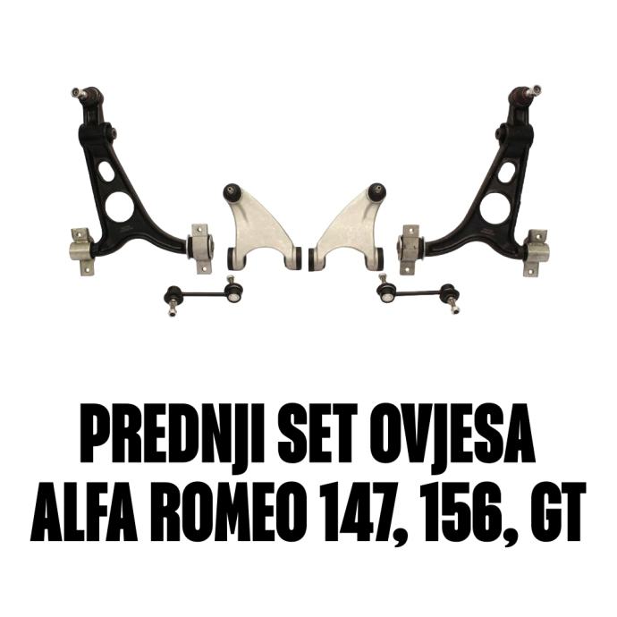 PREDNJI SET OVJESA ALFA ROMEO 147, 156, GT (Alfa Romeo set ovjesa)