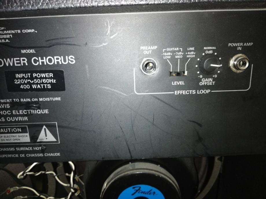 Fender power chorus