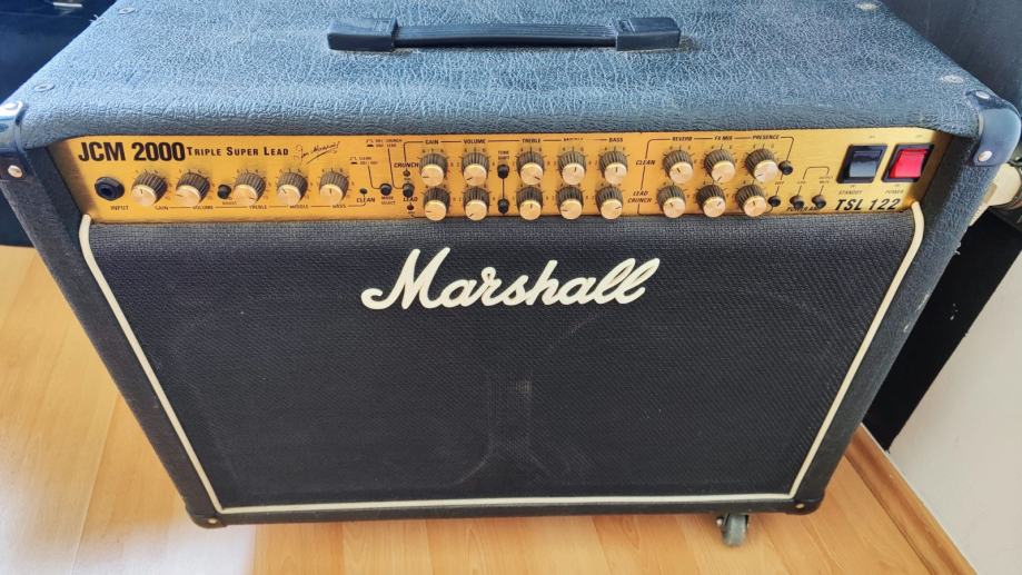 Marshall JCM 2000 TSL 122 combo, 100W lampaš