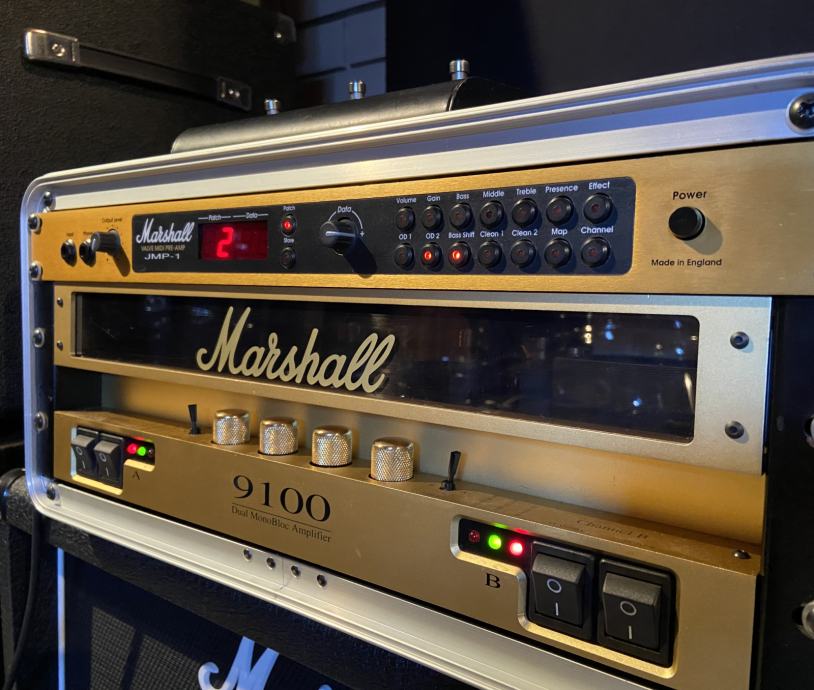 MARSHALL JMP 1 PREAMP / 9100 POWERAMP / RACK