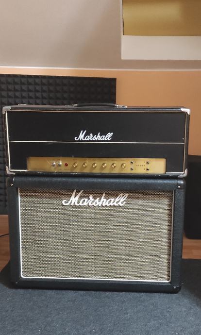 Marshall JMP Super bass 100 iz 1970tih + Marshall box 2x12