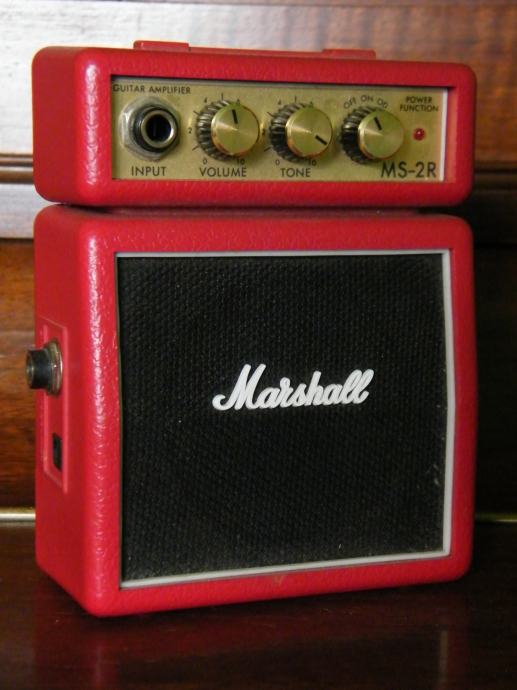 MARSHALL MS-2, mini gitarsko pojačalo za vježbu, džepno, micro amp    