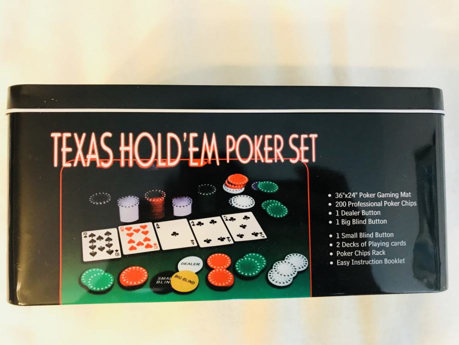 texas hold em poker set vegas style