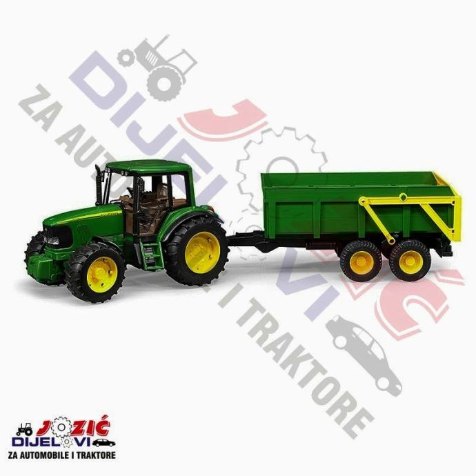 IGRAČKA TRAKTOR JOHN DEERE 6920 S PRIKOLICOM 67X16,5X17,7 cm