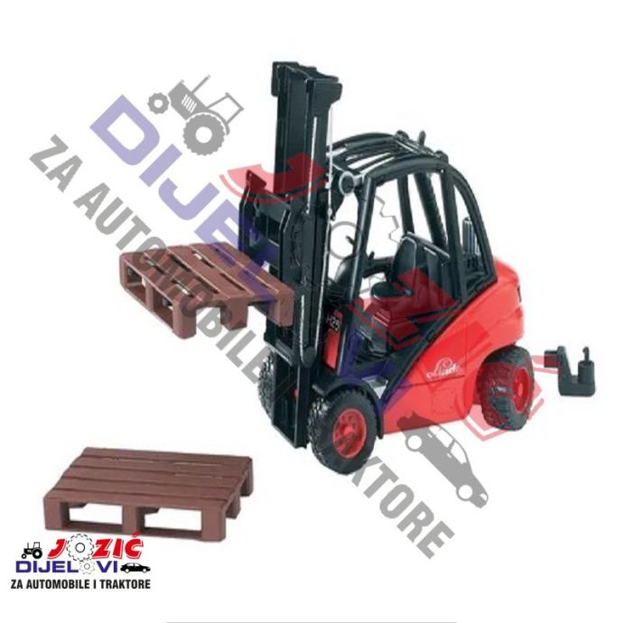 IGRAČKA VILIČAR LINDE H35 FORKLIFT + 2 PALETE 9X29X22