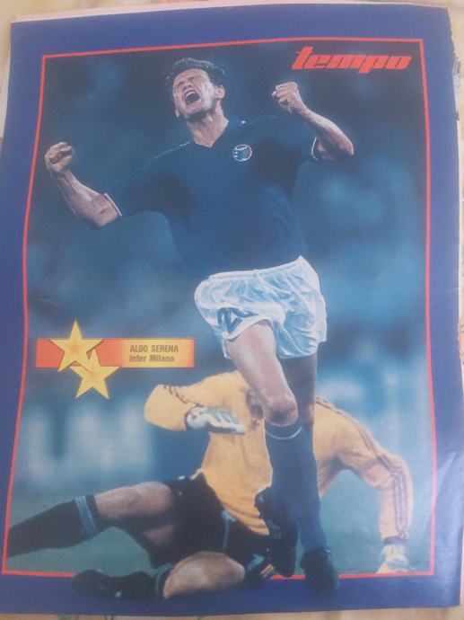 ALDO SERENA FC INTER  POSTER 1990 GODINA