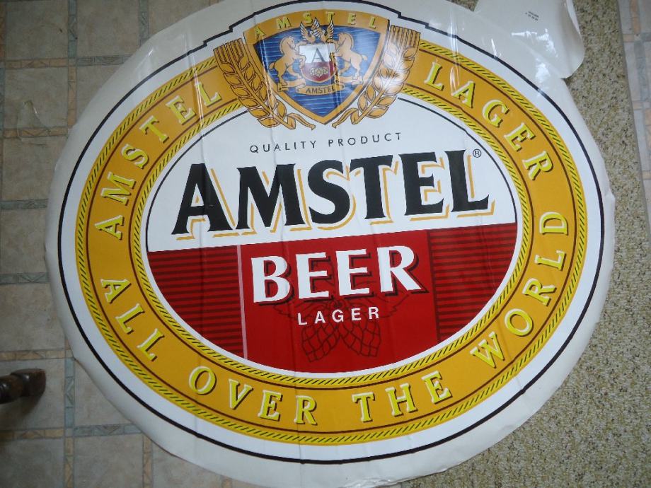 AMSTEL 1.5 METARA VELIKA NALJEPNICA ZA ZID, GARAŽU, KAFIĆ**NOVO