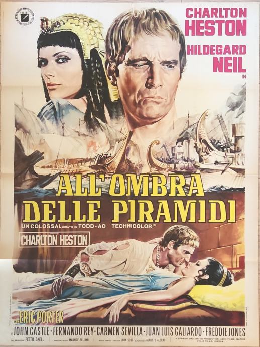 Antony and Cleopatra Charlton Heston filmski plakat