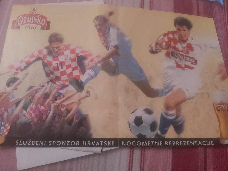 DAVOR SUKER ,MARIO STANIC I ALEN BOKSIC POSTER