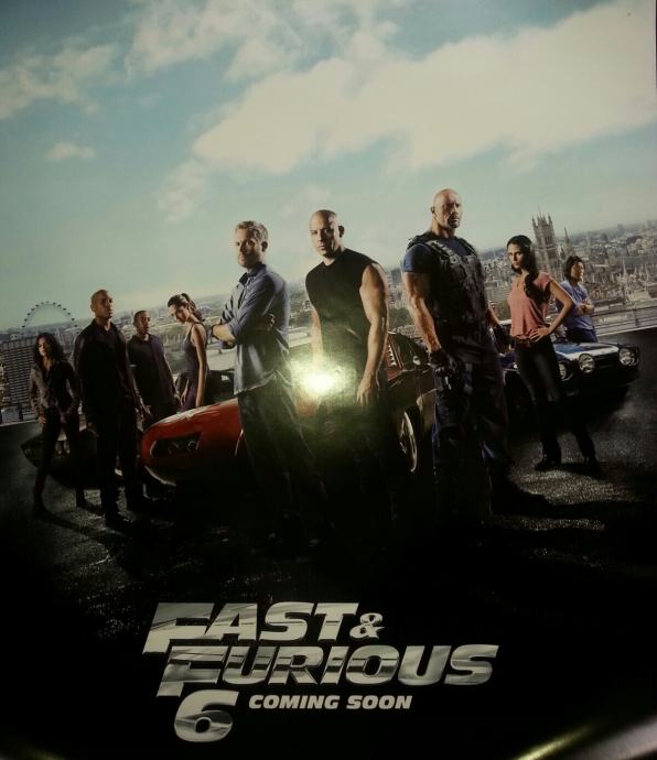 Fast & Furious  6  kino filmski poster plakat