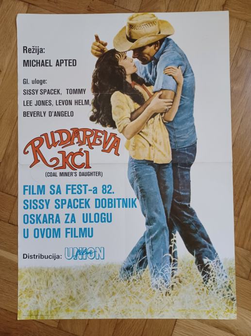 Filmski plakat Rudareva kći Sissy Spacek 1982.godina