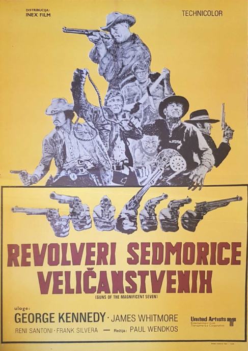 Guns of the Magnificent Seven (1969) filmski plakat