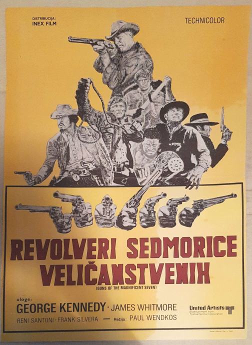 Guns of the Magnificent Seven (1969) filmski plakat