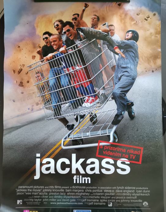 JACKASS, filmski kino poster plakat