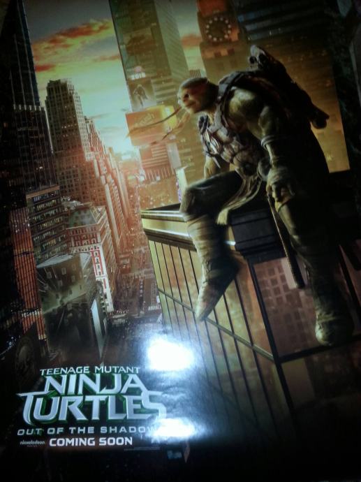 NINJA TURTLES -kino filmski poster plakat