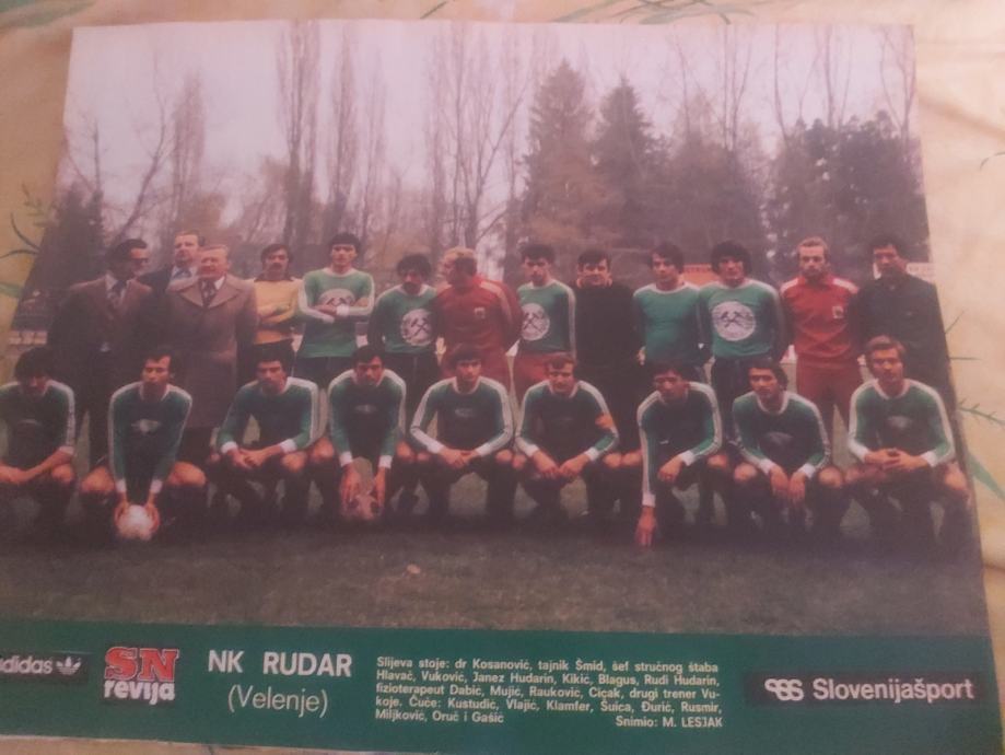 NK RUDAR VELENJE POSTER 1978 GODINA