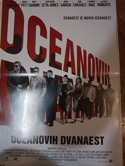 Oceanovih dvanaest, originalni filmski plakat