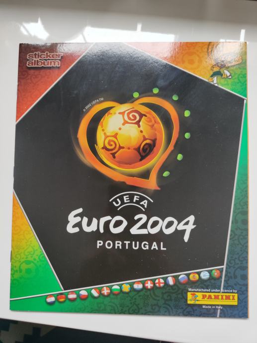 PANINI EURO 2004 - prazan album - VG-EX