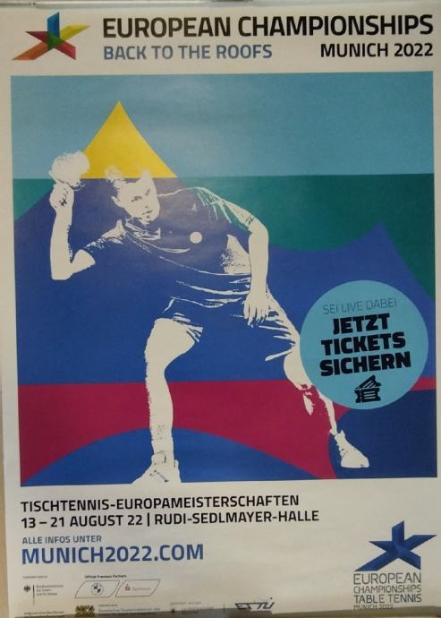 Plakat Europsko multisportsko prvenstvo, Munchen 2022