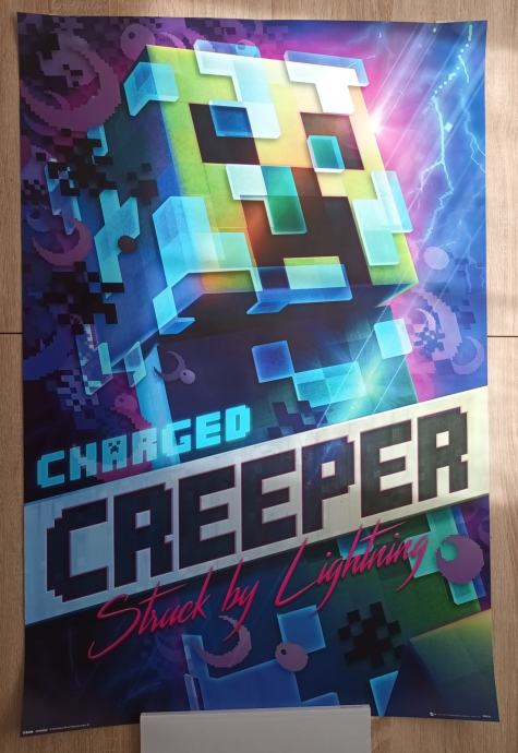 Poster Minecraft - Charged Creeper