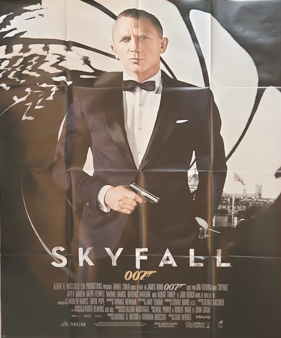 Skyfall Daniel Craig James Bond filmski plakat