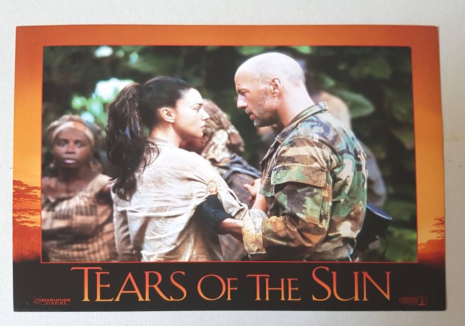 Tears of the Sun (2003) set of 8 US lobby cards Bruce Willis