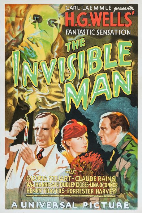 The Invisible Man (1933.) Poster Plakat, Nov, Nepresavijen