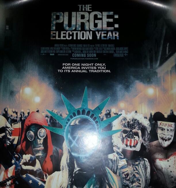 The PURGE: election year - kino filmski poster plakat