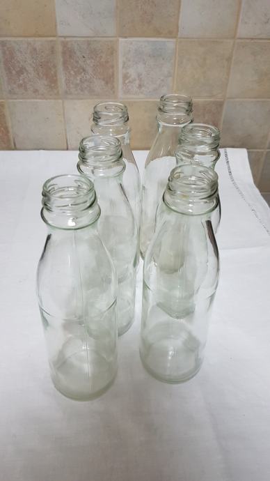 6 X staklene boce, 500 ml