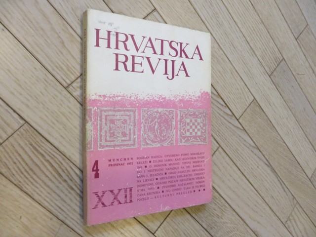 Hrvatska revija, svezak 4 (88) /1972