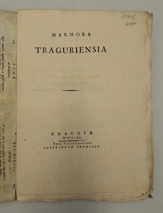 Marmora Traguriensia