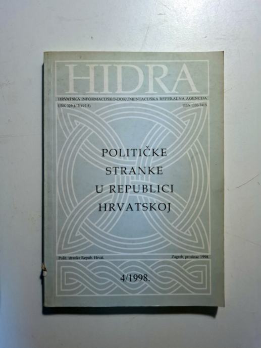 Političke stranke u Republici Hrvatskoj / HIDRA / 1998.