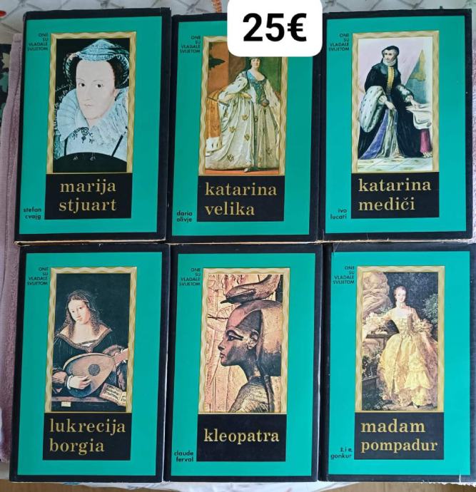 Poznate vladarice. 25€ + poštarina