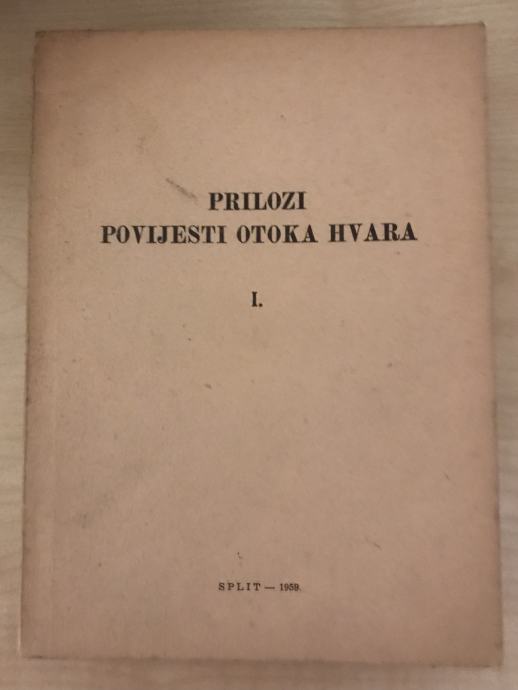 Prilozi povijesti otoka Hvara 1/4