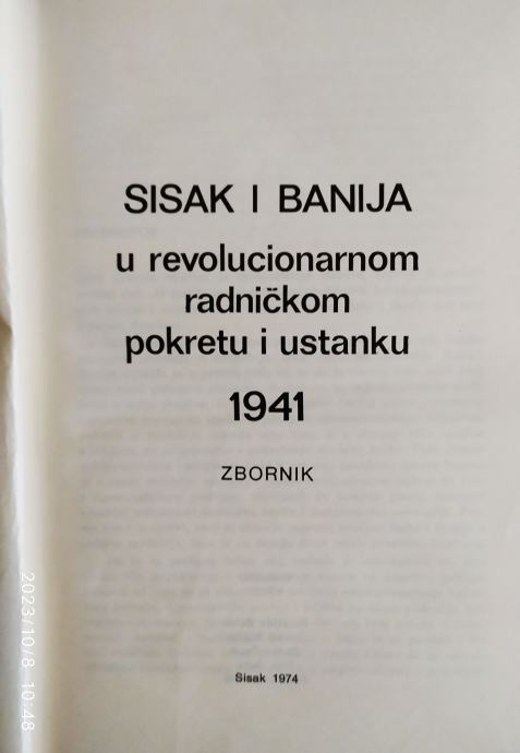 Sisak i Banija u NOBu