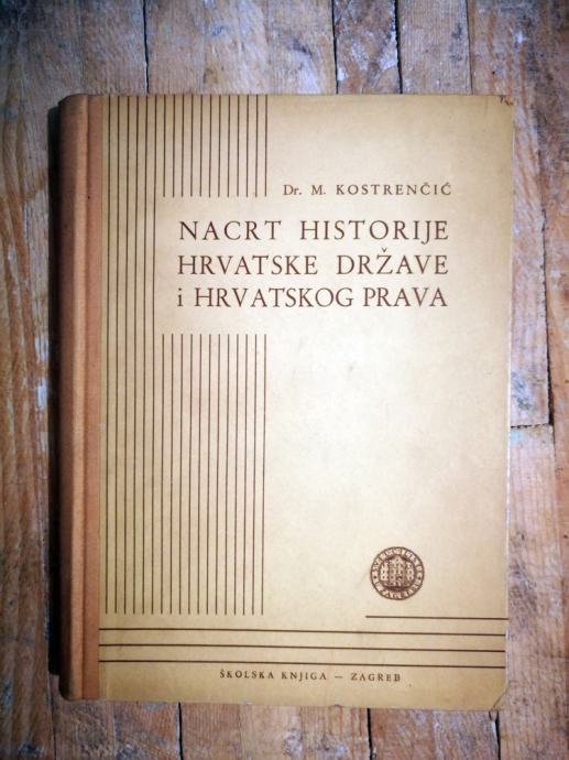 Kostrenčić, Marko - Nacrt historije Hrvatske države i hrvatskog prava