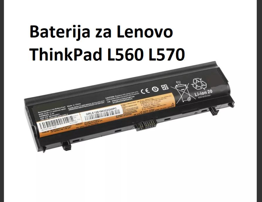 00ny486 NOVA Baterija za Lenovo ThinkPad L560 L570