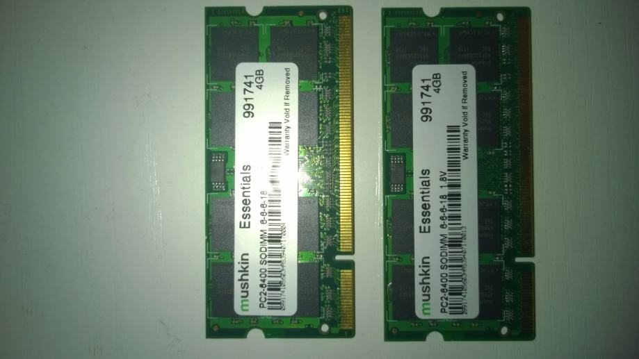 2x4GB DDR2 800 Mhz